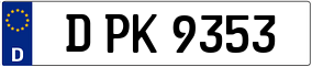 Truck License Plate